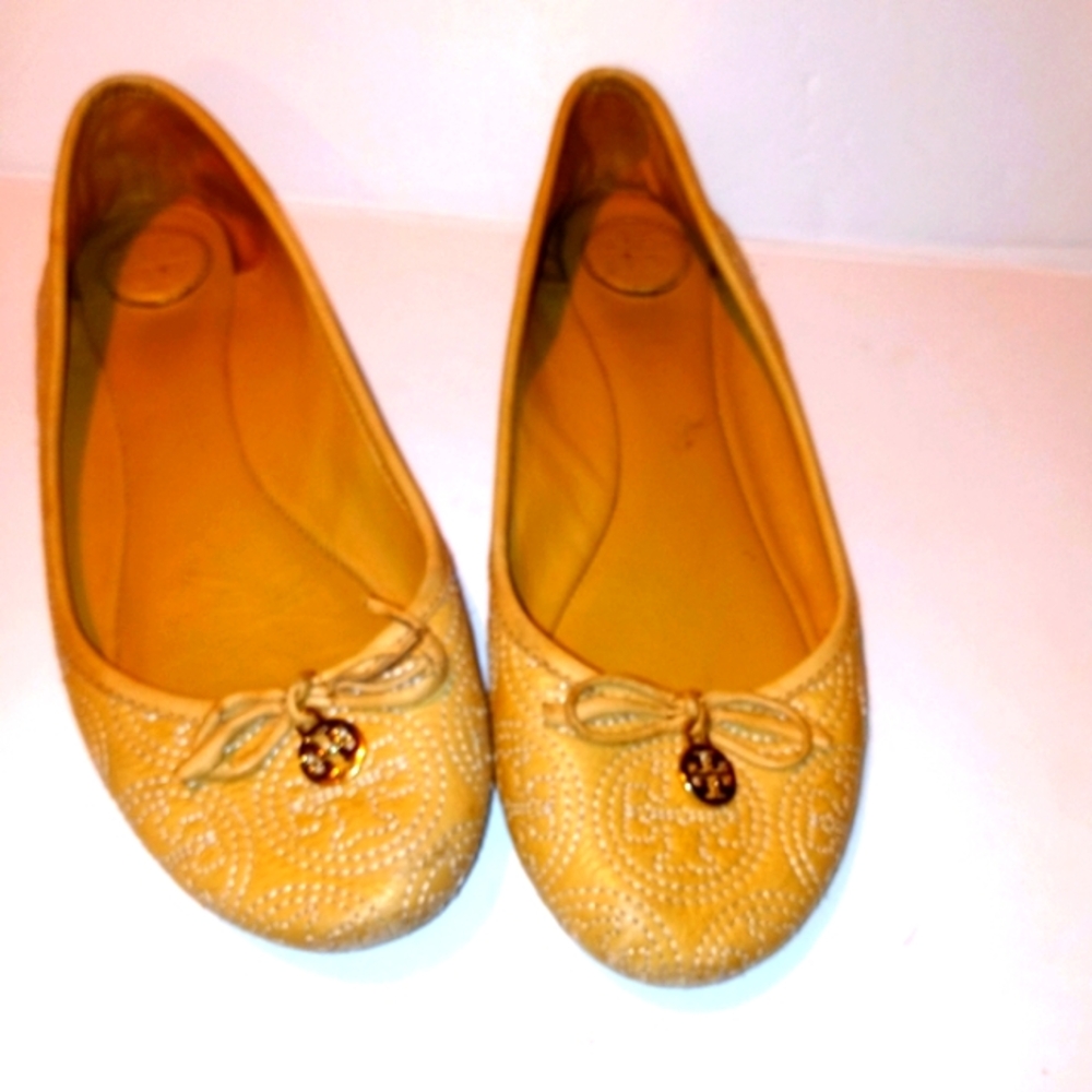 Tory Burch Chelsea Stitched Ballerina Flats